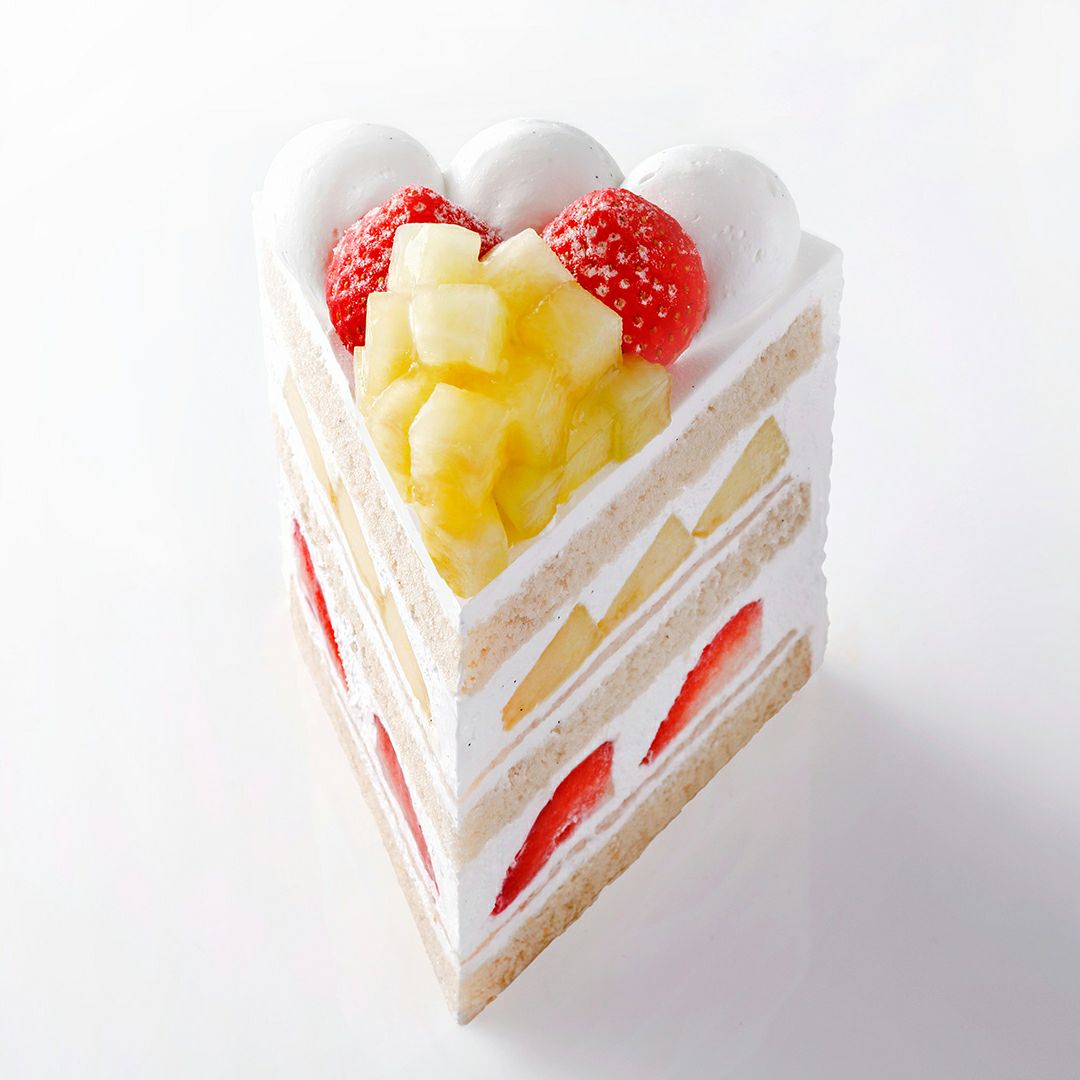 エクストラスーパーダブルショートケーキ（メロン＆あまおう）
