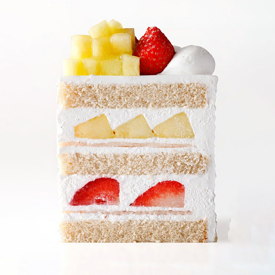 エクストラスーパーダブルショートケーキ（メロン＆あまおう